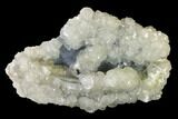 Calcite Crystals on Druzy Quartz - China #146955-1